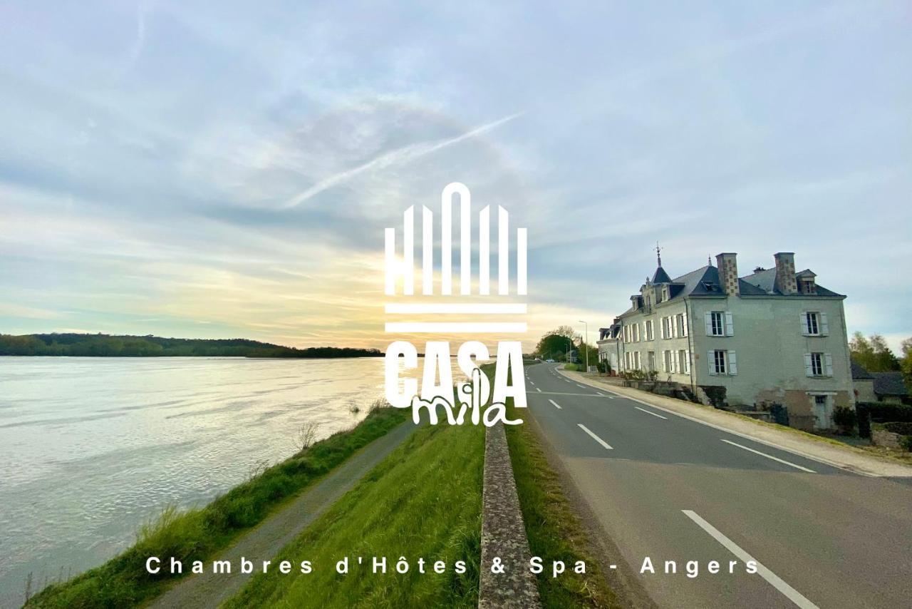 Casa Mila - Maison d'Hôtes raffinée vue sur Loire Saint-Mathurin  Exterior foto